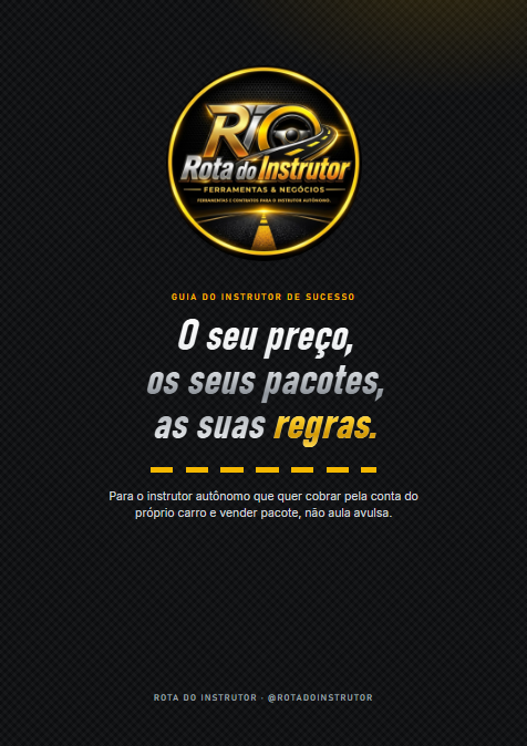 Capa do Guia do Instrutor de Sucesso